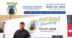Desktop Screenshot of goldbondplumbing.com