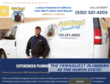 Tablet Screenshot of goldbondplumbing.com